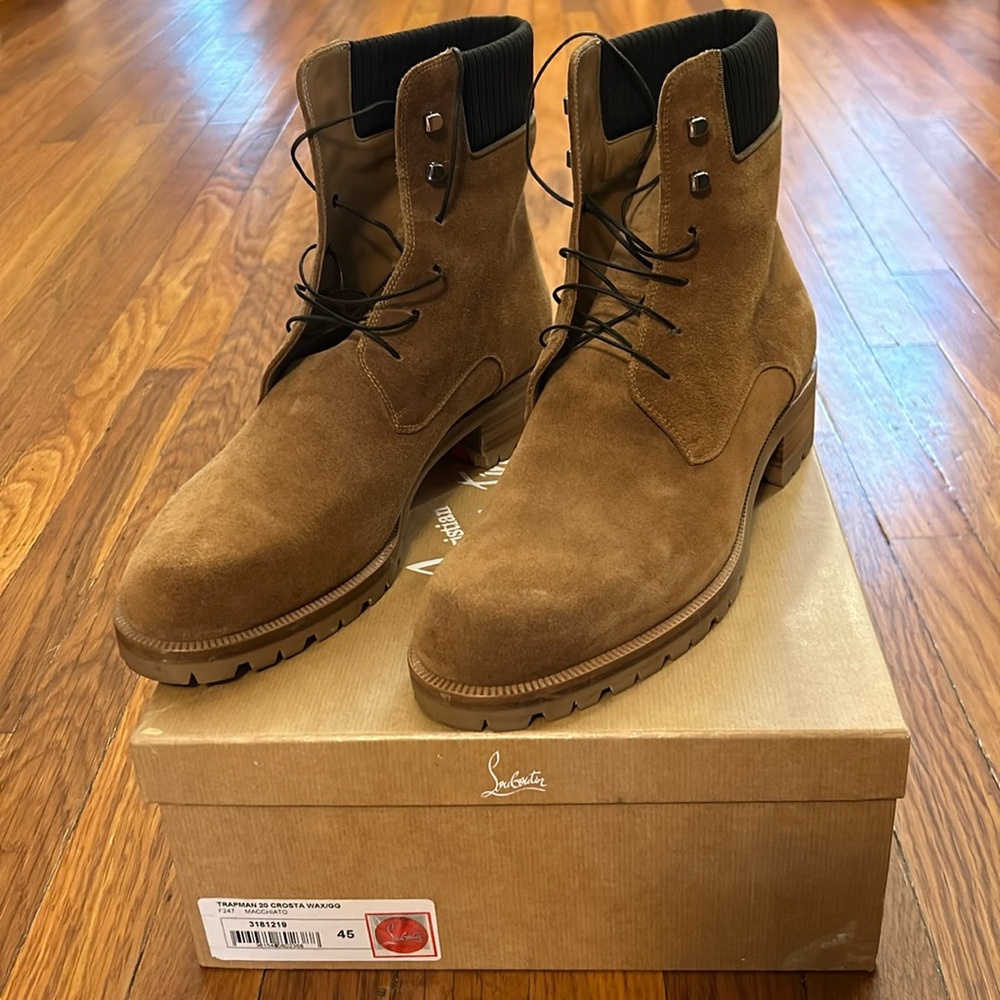 CHRISTIAN LOUBOUTIN TRAPMAN 20 Crosta Boots